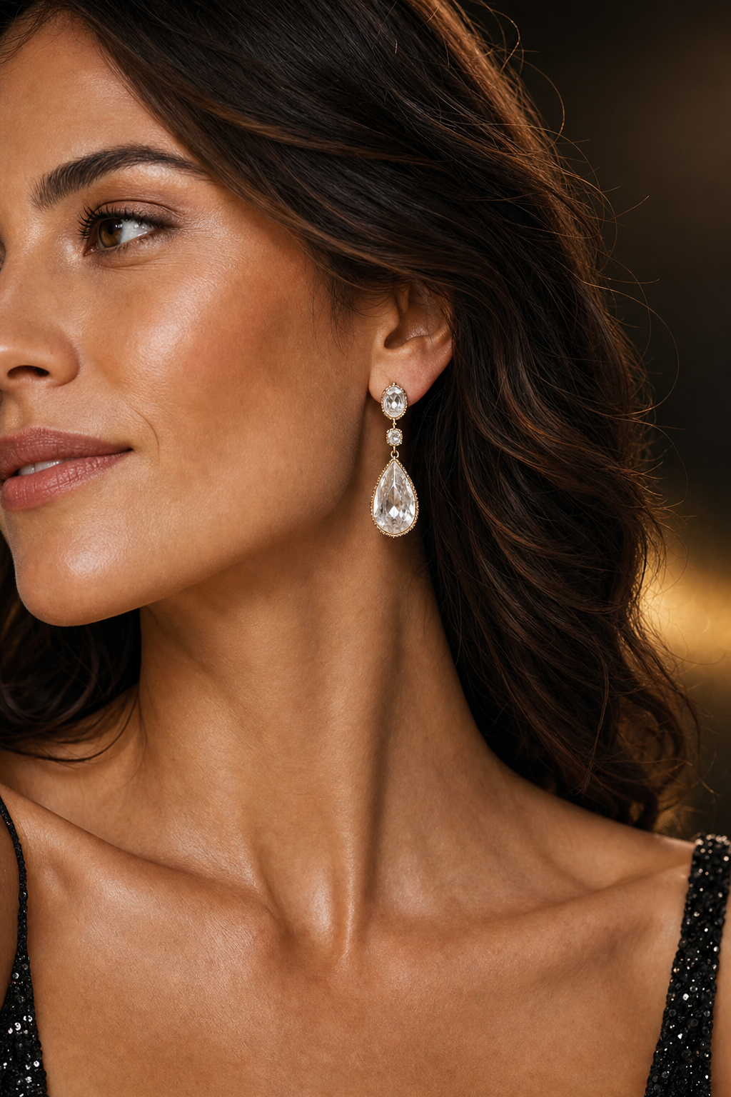 Crystal Drop Earrings